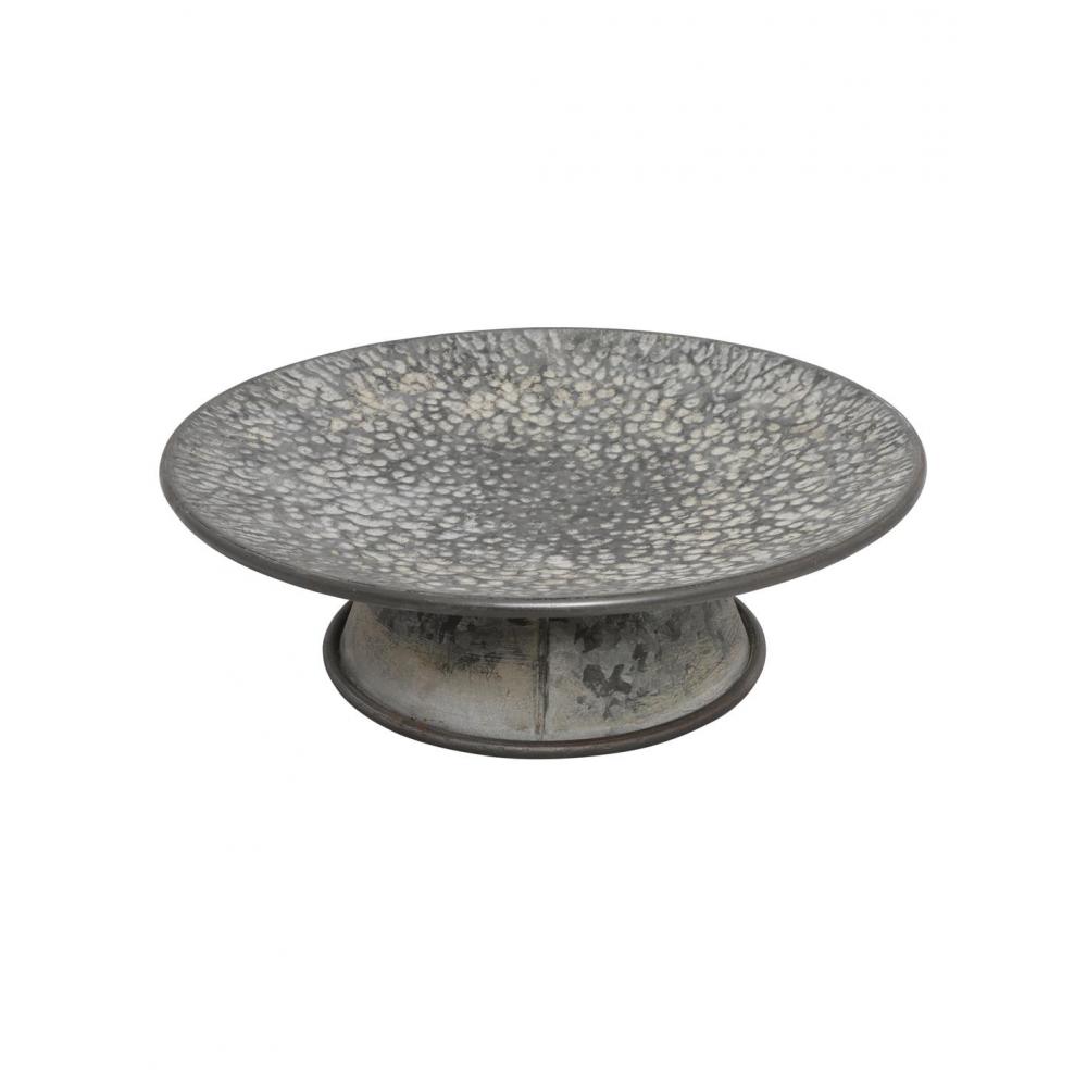 Δίσκος με πόδι vintage zinc Φ36,5Χ13 Plastona 013.825252