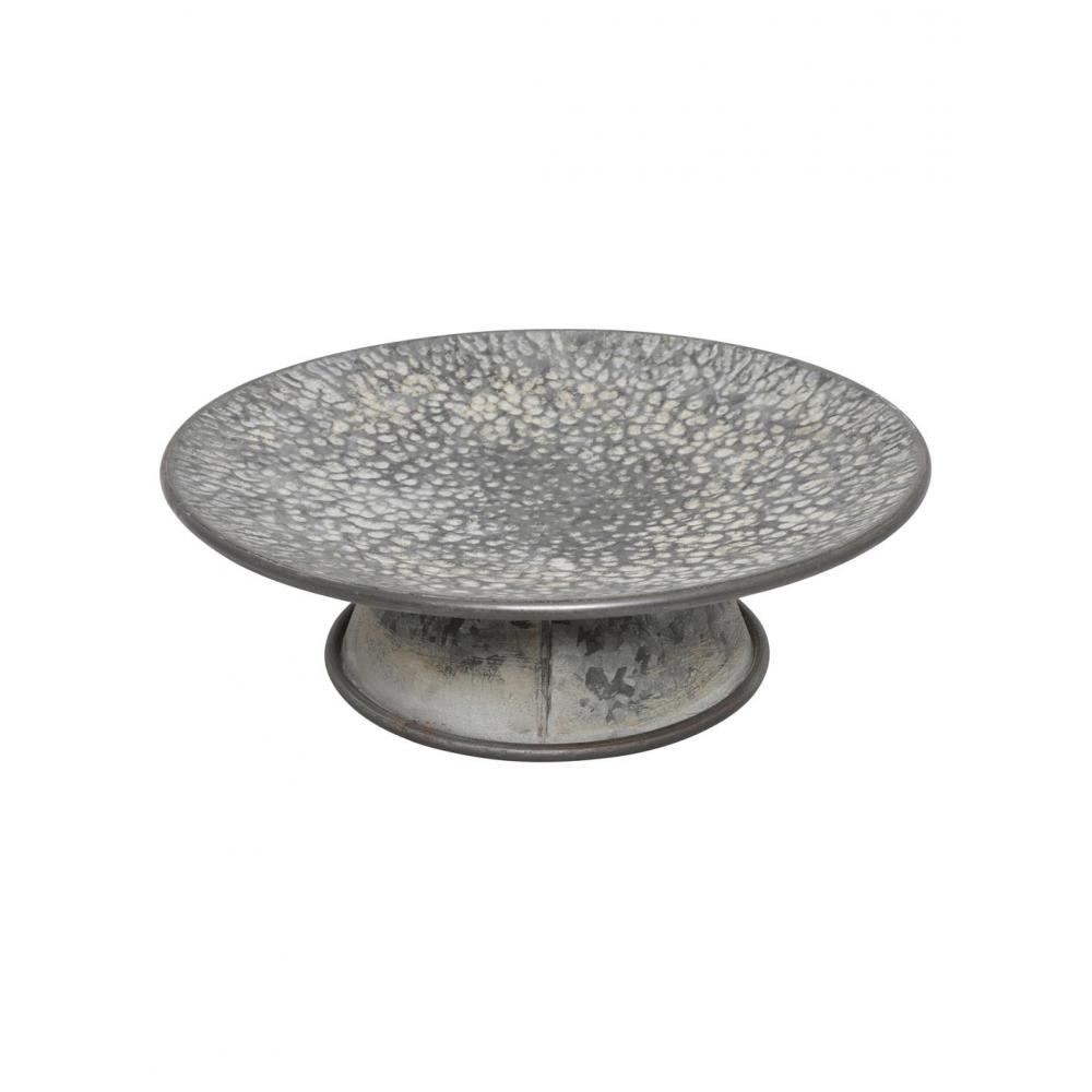 Δίσκος με πόδι vintage zinc Φ41,5Χ15 Plastona 013.825253