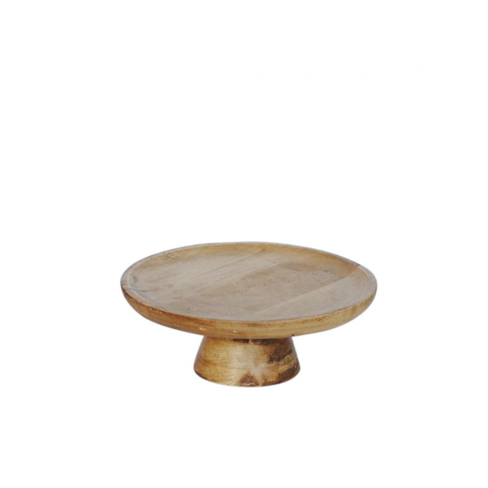 Δίσκος σερβ.mango με πόδι Φ25Η9cm Plastona 00.07.72000
