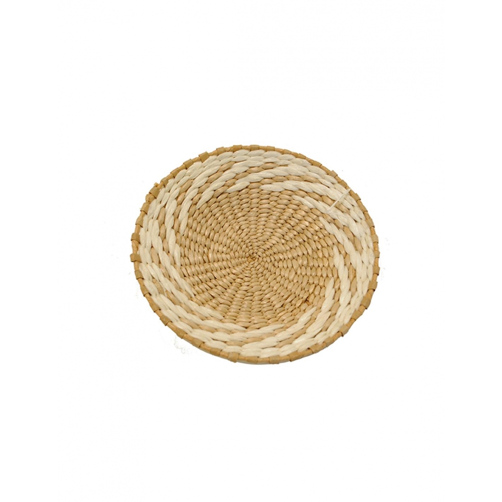 Δίσκος ψάθινος white rush Φ25Χ4εκ. Plastona 00.06.67112