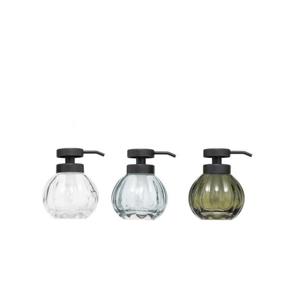Dispenser γυάλινο 350ml / 3χρώματα Φ11Η13cm Plastona 07.204919
