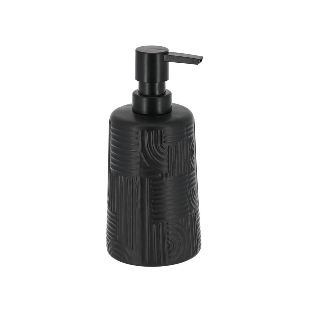 Dispenser κεραμ.ethnic vibes μαύρο 430ml/8x18cm Plastona 06.62207103