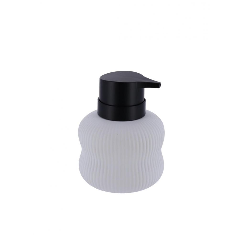 Dispenser κεραμ.λευκό 300ml/Φ9,5 H 9,5 cm Plastona 06.62167100