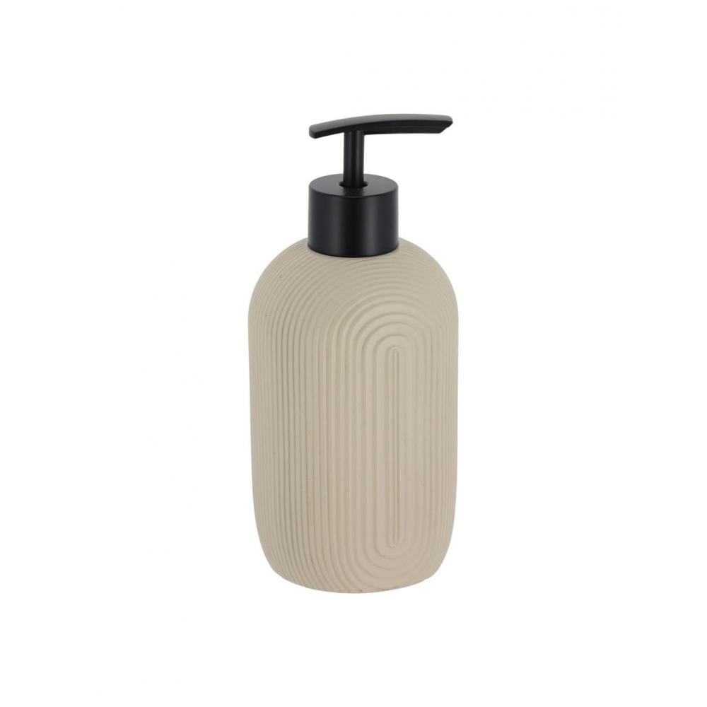 Dispenser μπεζ polyresin 400ml/7x16,5cm Plastona 06.62188269