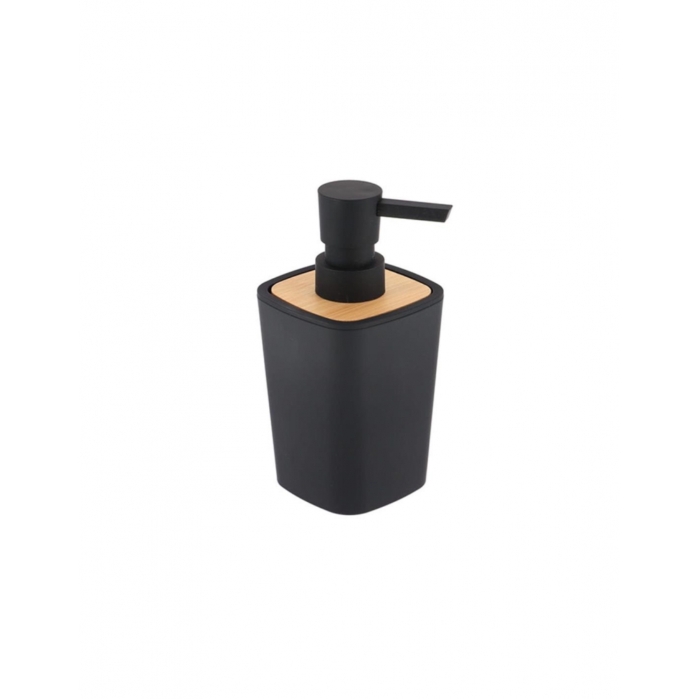 Dispenser rubber με bamboo μαύρο 7.5x15.5cm Plastona 06.62110103