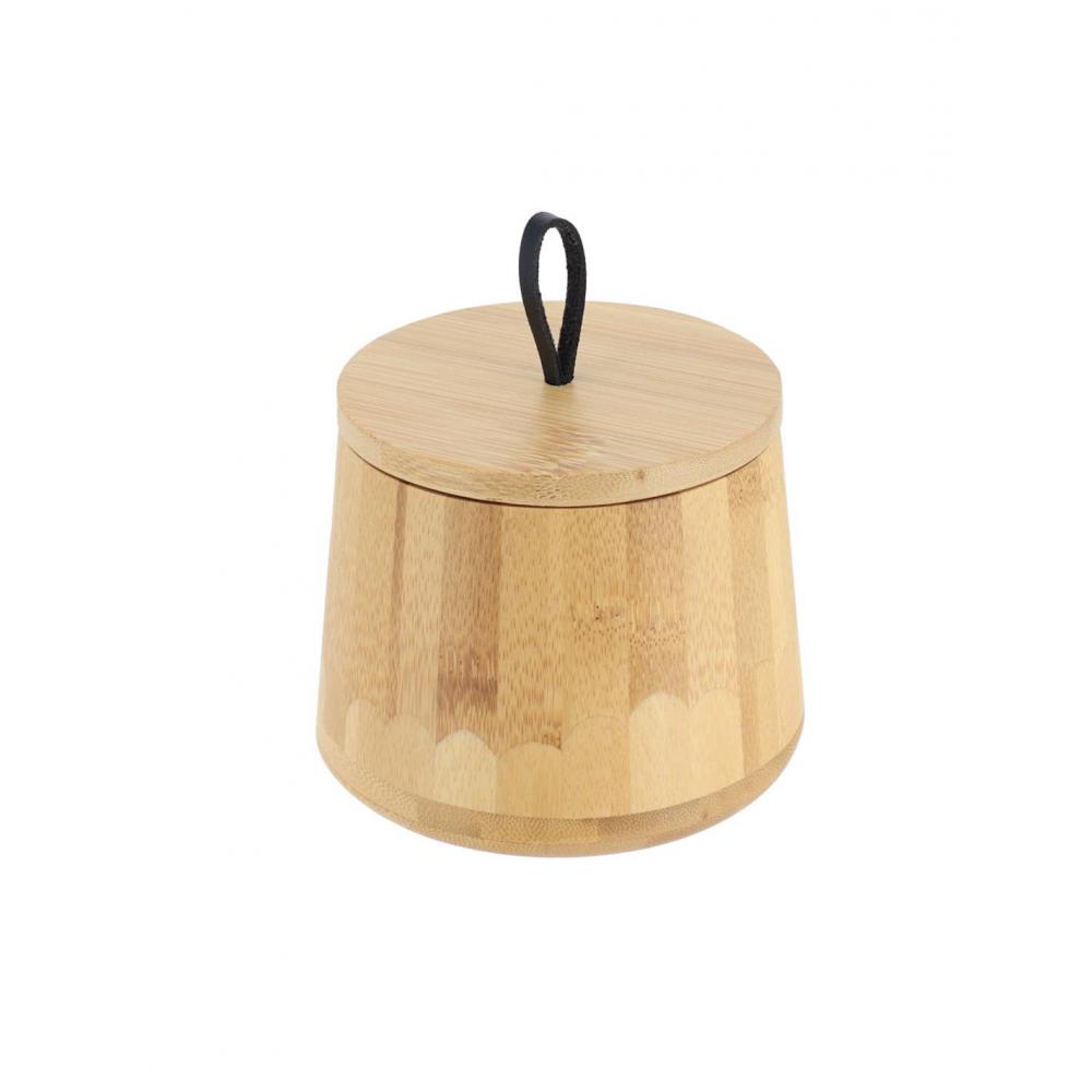 Δοχείο bamboo με καπάκι Φ11 Η18cm Plastona 06.67200195