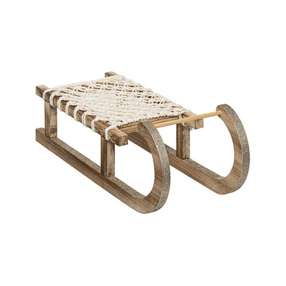 Ελκηθρο διακ.ξύλινο 40x14x13cm Plastona 07.175796