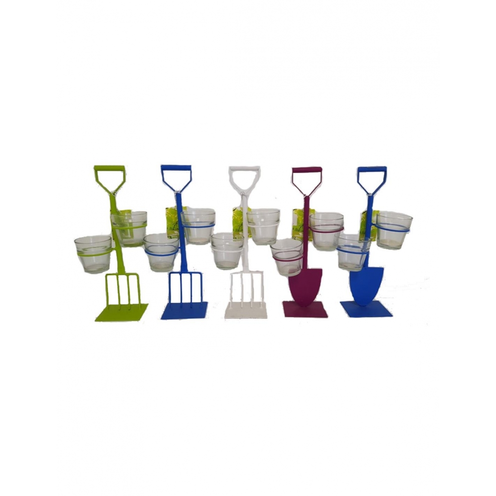 Εργαλεία κήπου σε βάση με 2κηροπ.30εκ. Plastona 02.123229
