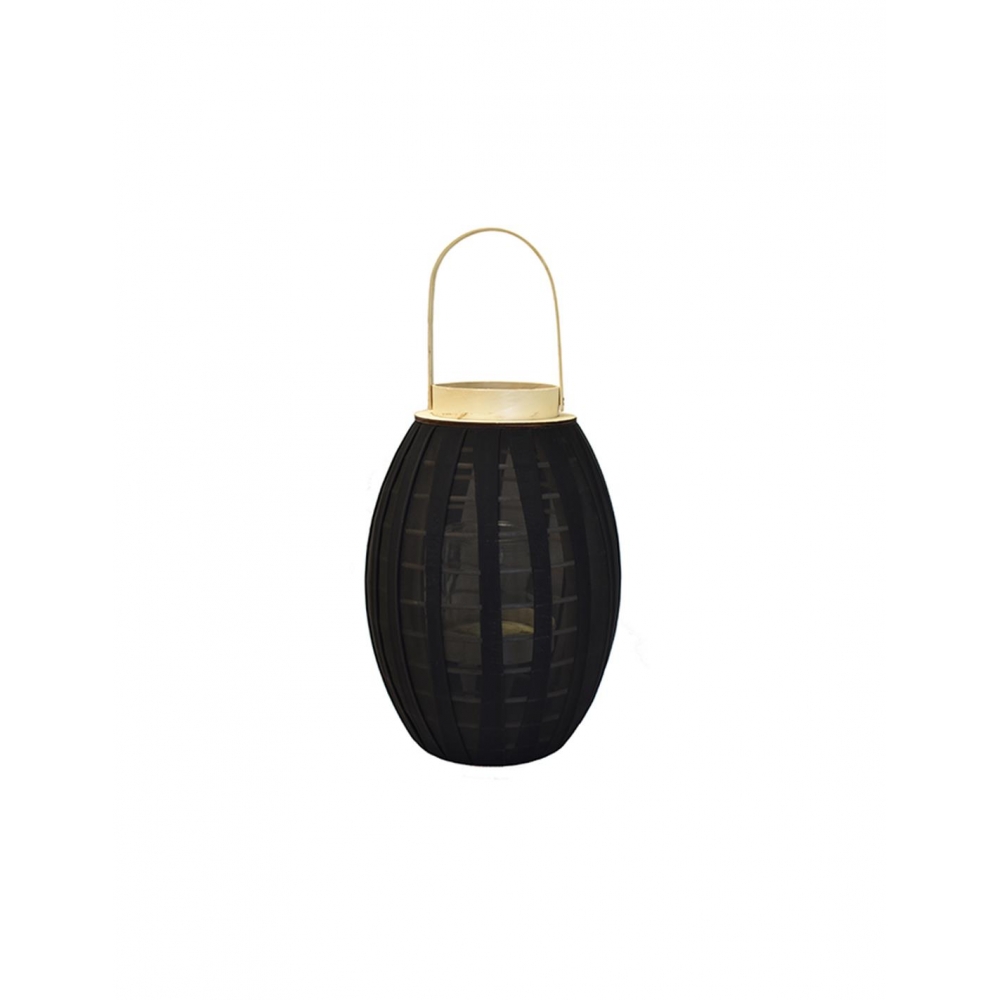 Φανάρι bamboo με συνθ.γάζα μαύρο 27Χ40/56 Plastona 00.06.61036