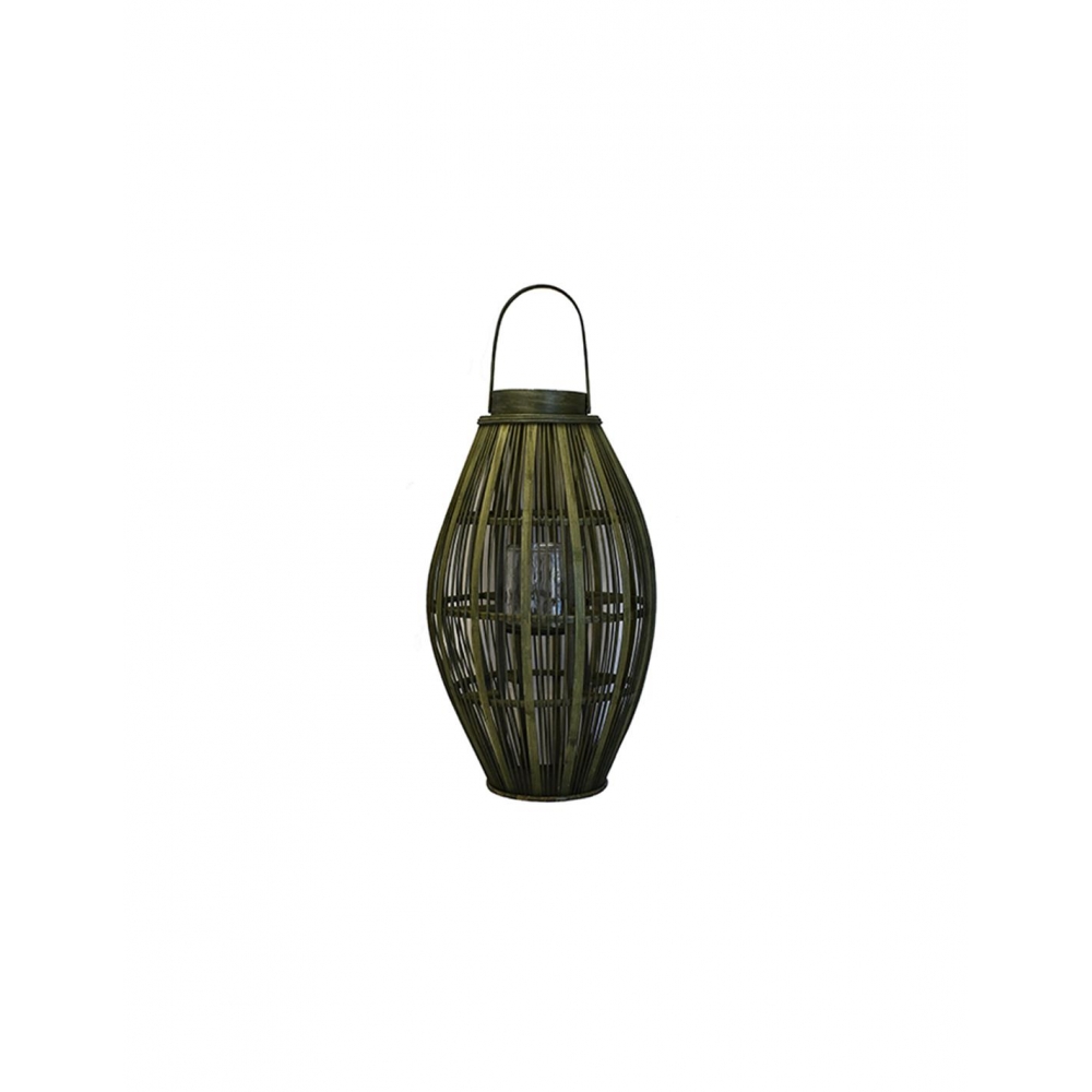 Φανάρι bamboo μπουλ λαδί 34Χ59/74 Plastona 00.06.61039