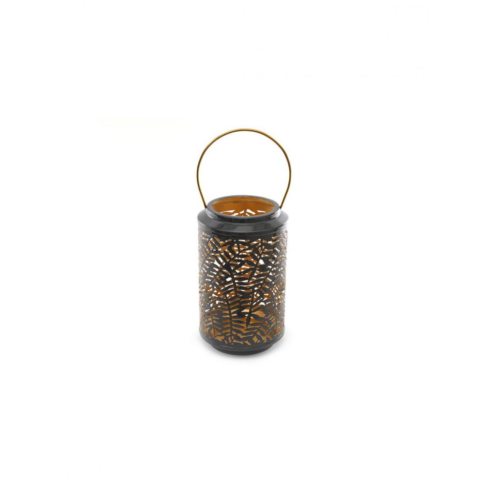 Φανάρι μεταλ. Leaf  γκρι 15Χ25 Plastona 014.SY0087