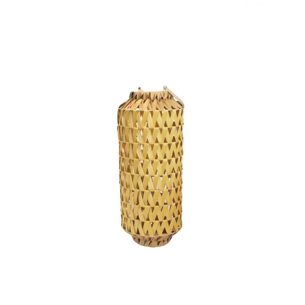 Φανάρι τεχνητό rattan φυσικό Φ25Η70cm Plastona 00.06.61347