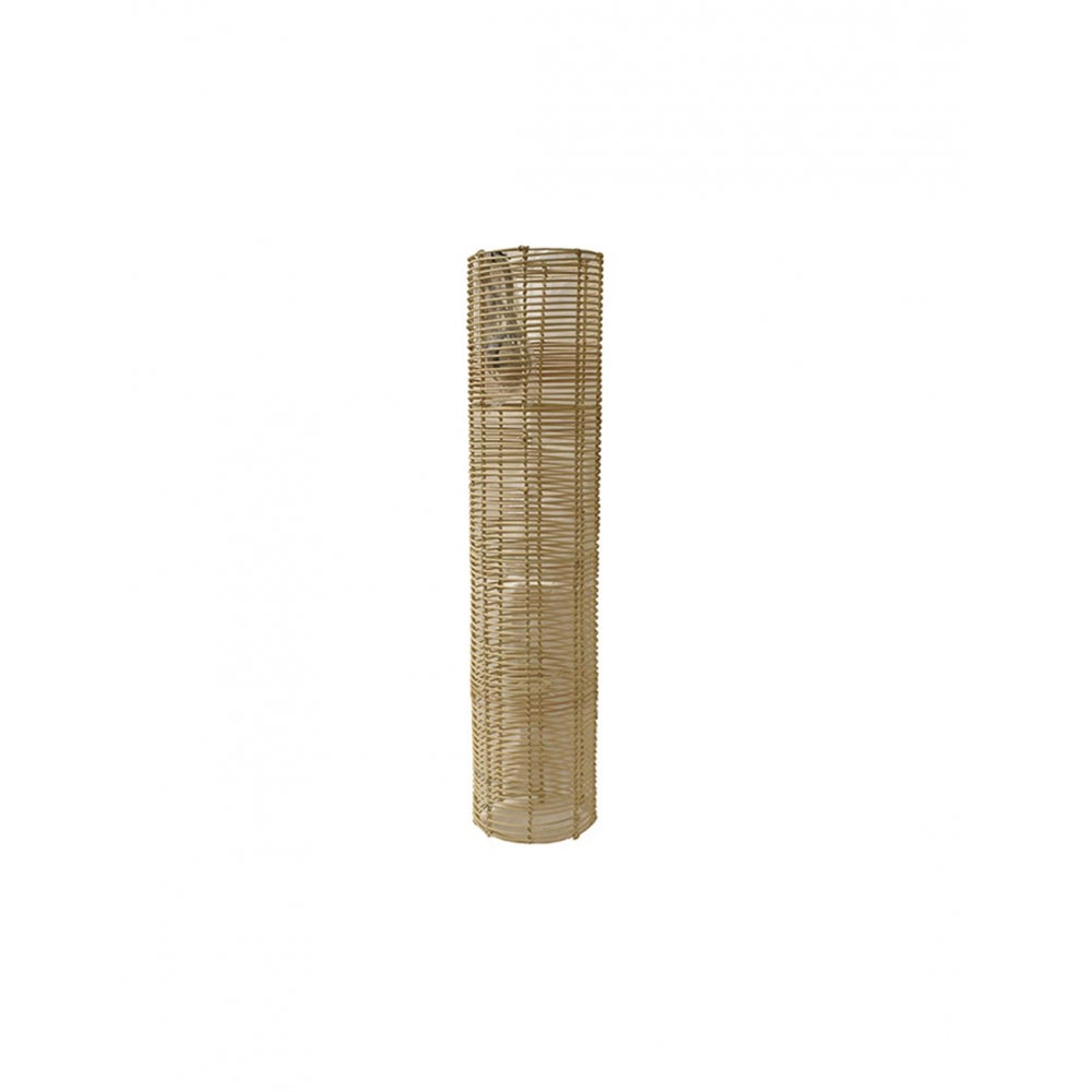 Φωτιστικό δαπέδου rattan εκρού Φ21,5εκ.Χ1Μ Plastona 00.06.69505