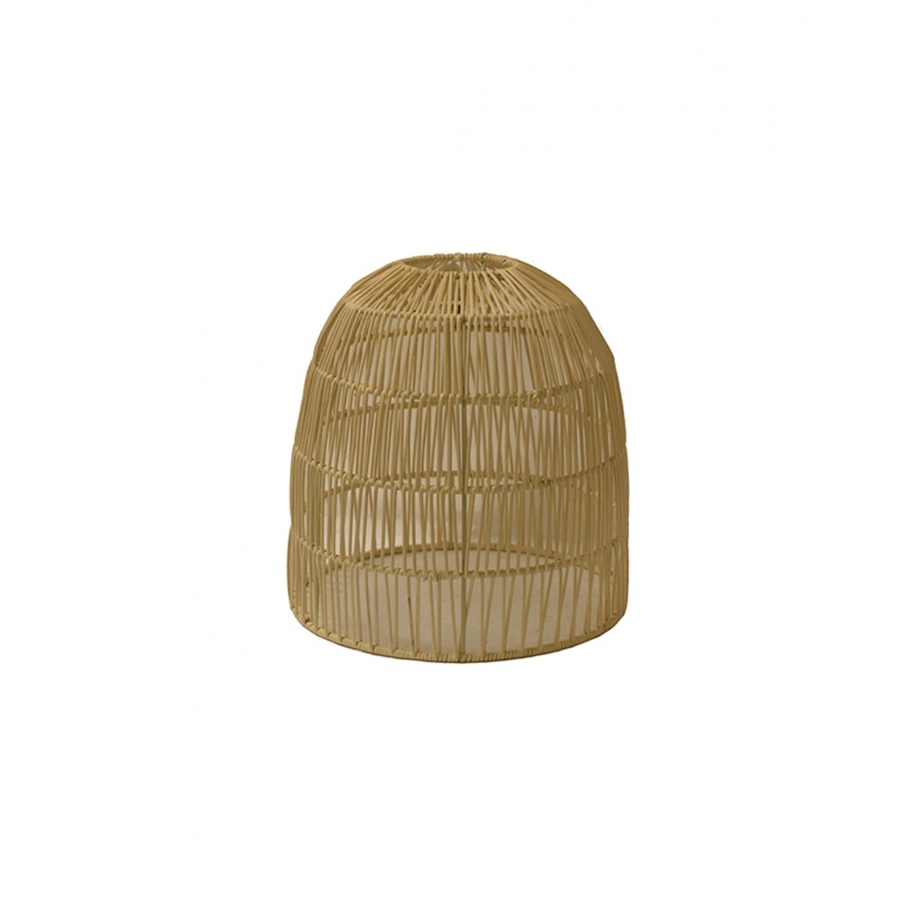 Φωτιστικό καπέλο οροφής rattan εκρού 25,5Χ25,,5 Plastona 00.06.69509