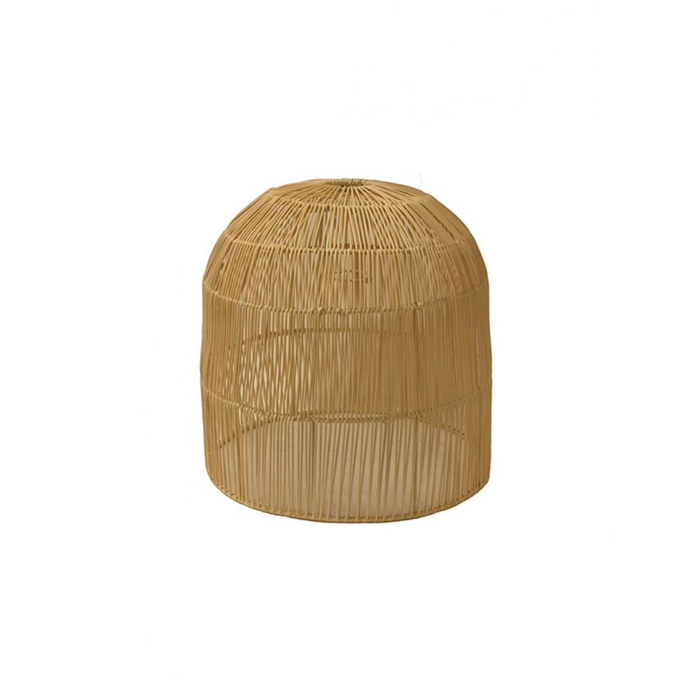 Φωτιστικό καπέλο οροφής rattan εκρού 35Χ35 Plastona 00.06.69510