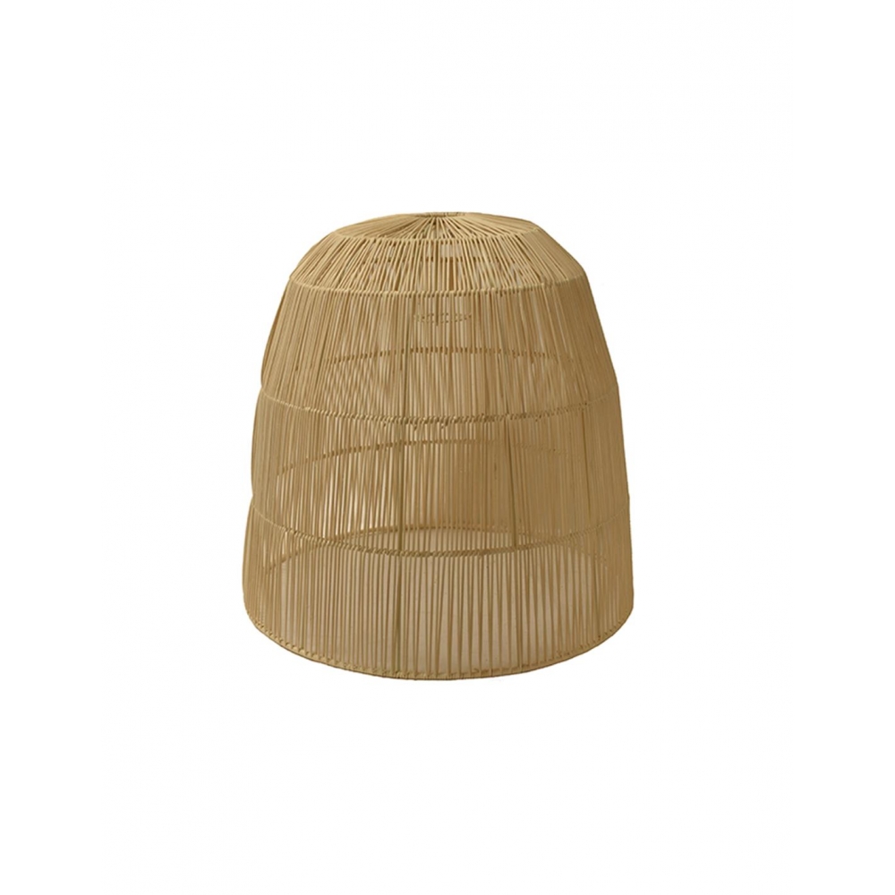 Φωτιστικό καπέλο οροφής rattan εκρού 45Χ45 Plastona 00.06.69511