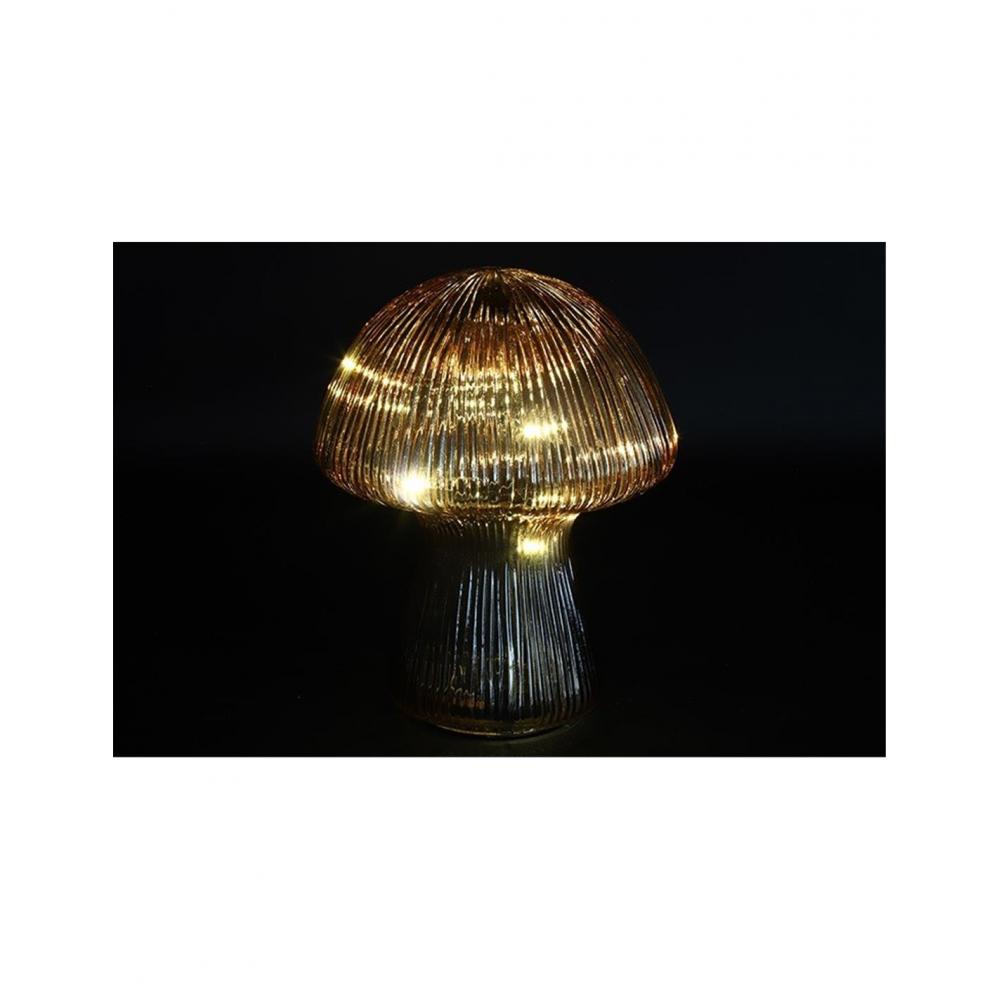 Φωτιστικό μανιτάρι μπατ. 15LED/2ΧAAA Φ16 Η20cm Plastona 013.811832