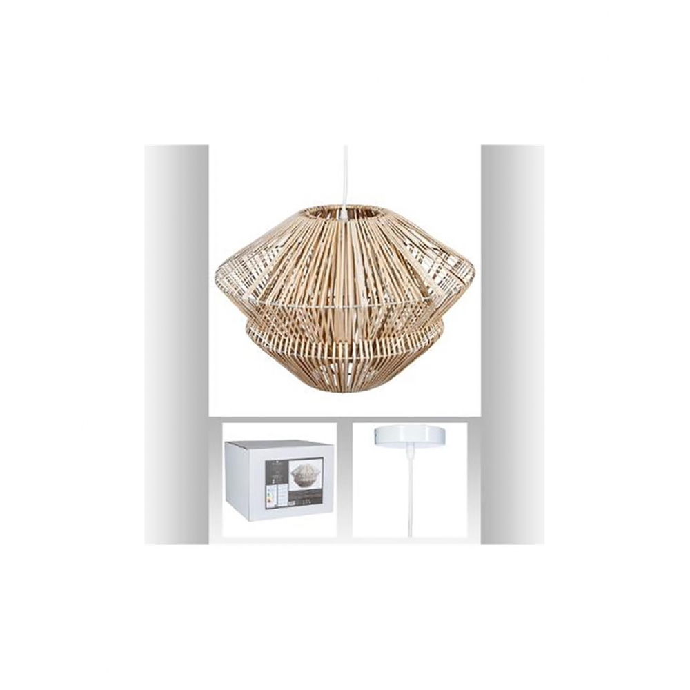 Φωτιστικό οροφής rattan 30εκ. Plastona 07.145242