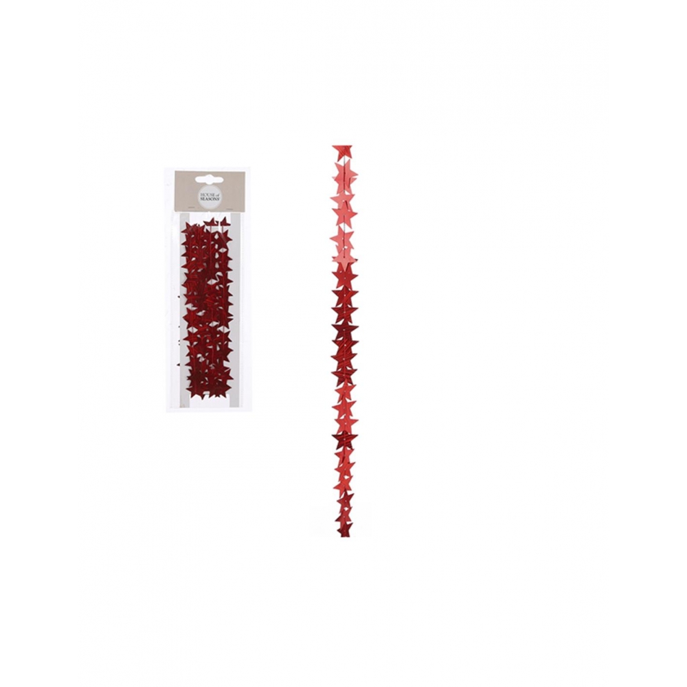 Γιρλάντα αστέρι κόκκινο χρ. 180εκ. Plastona 02.1100154