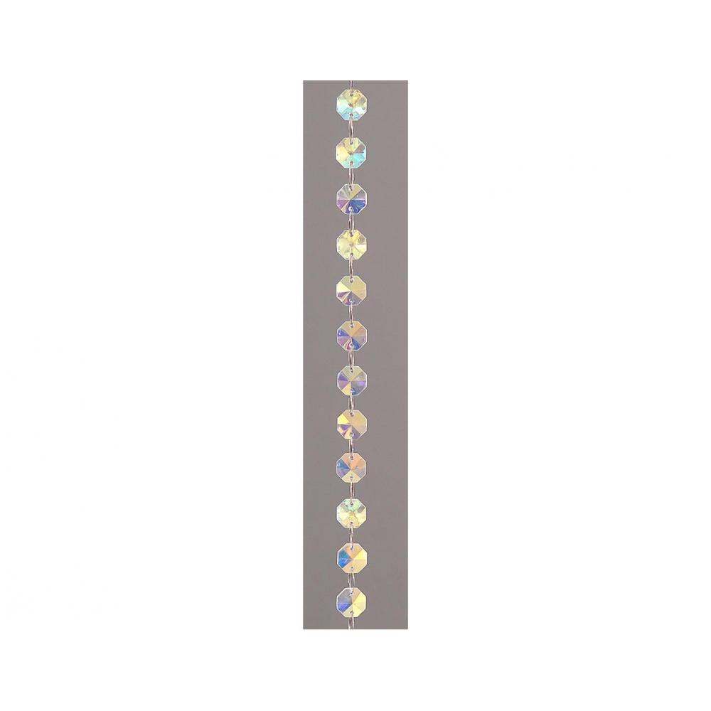 Γιρλάντα ιριδίζουσα crystal H99cm Plastona 00.11.16960