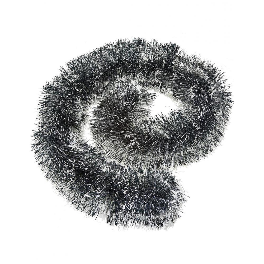 Γιρλάντα tinsel πράσινη με λευκό 2.7Μ Plastona 07.142429