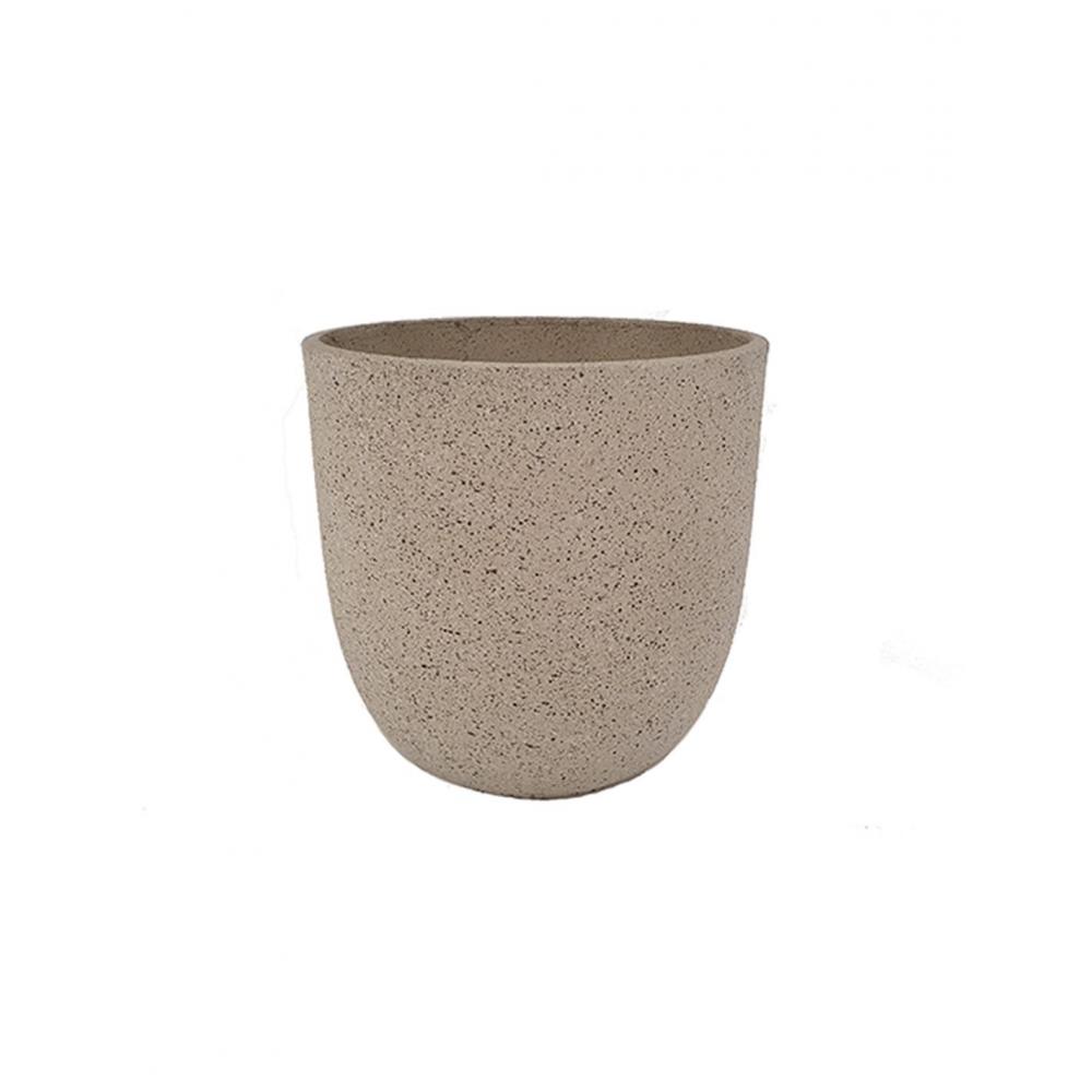 Γλάστρα cement εκρού χρ. Φ27X26 Plastona 00.03.35536