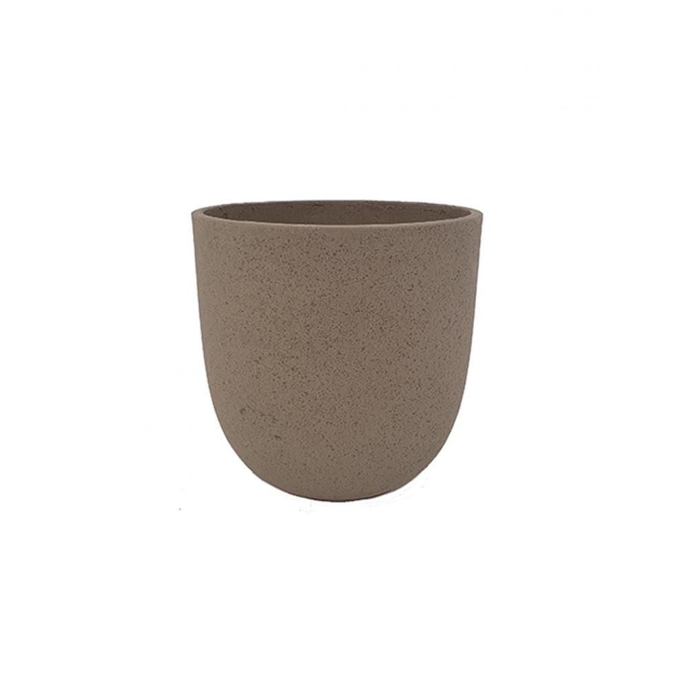 Γλάστρα cement καφέ χρ. Φ36X35 Plastona 00.03.35531