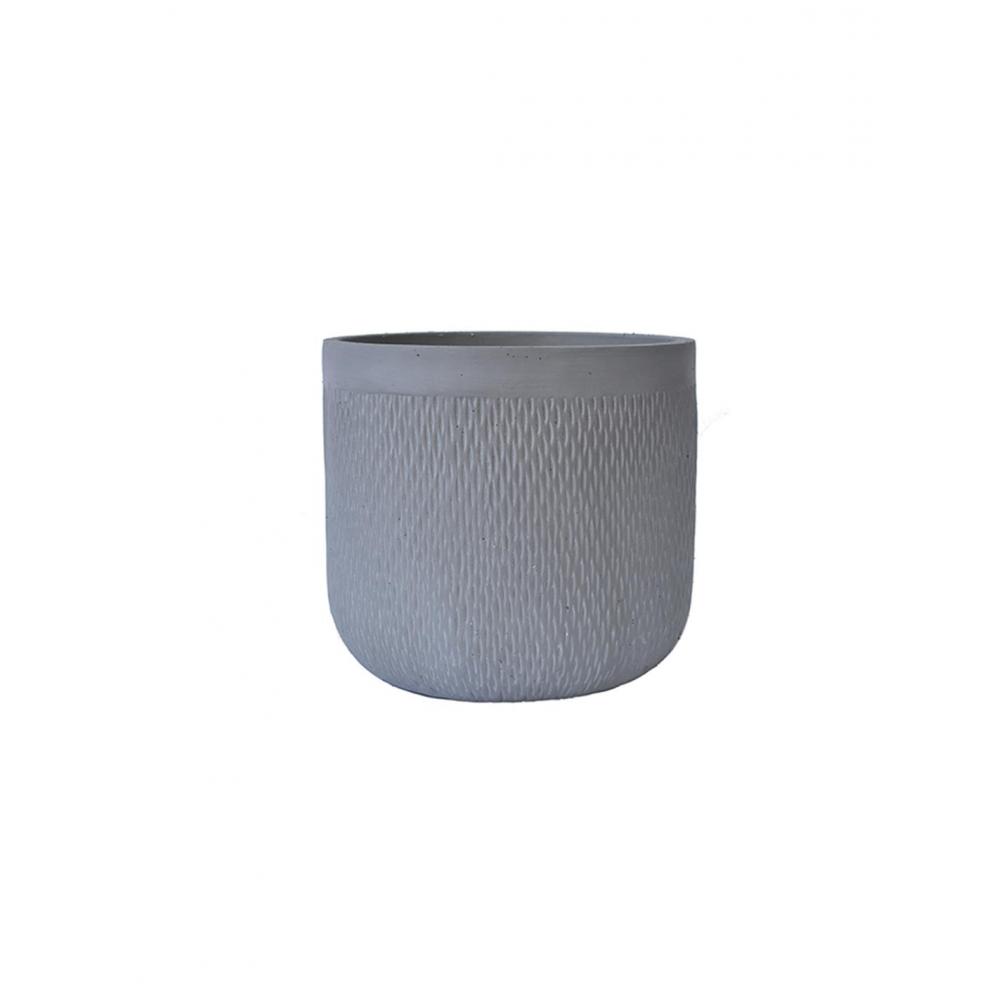 Γλάστρα fibreclay rain γκρι χρ. Φ30Χ27,5 Plastona 00.03.34527