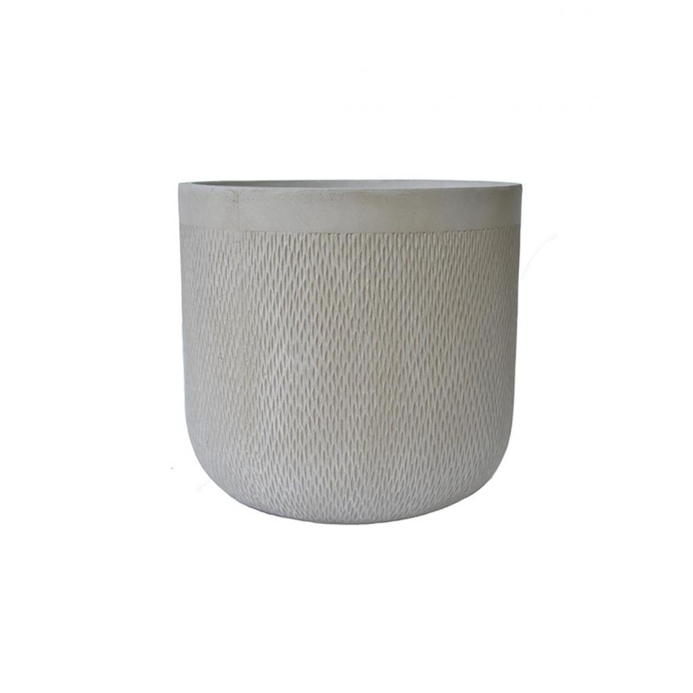 Γλάστρα fibreclay rain μπεζ χρ. Φ44Χ41 Plastona 00.03.34532