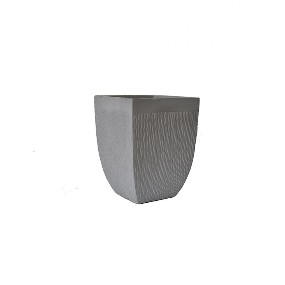 Γλάστρα fibreclay rain τετρ. γκρι χρ. 22Χ22Χ29,5 Plastona 00.03.34533