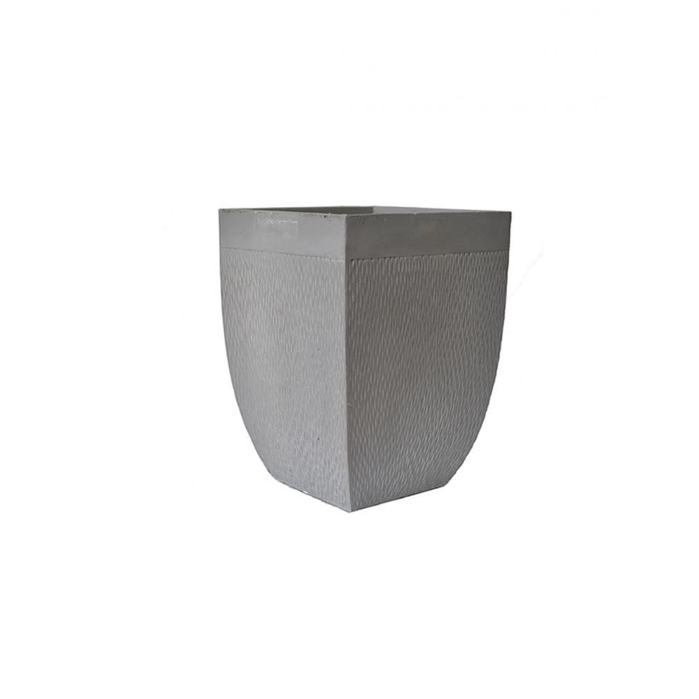 Γλάστρα fibreclay rain τετρ. γκρι χρ. 29Χ29Χ40 Plastona 00.03.34534