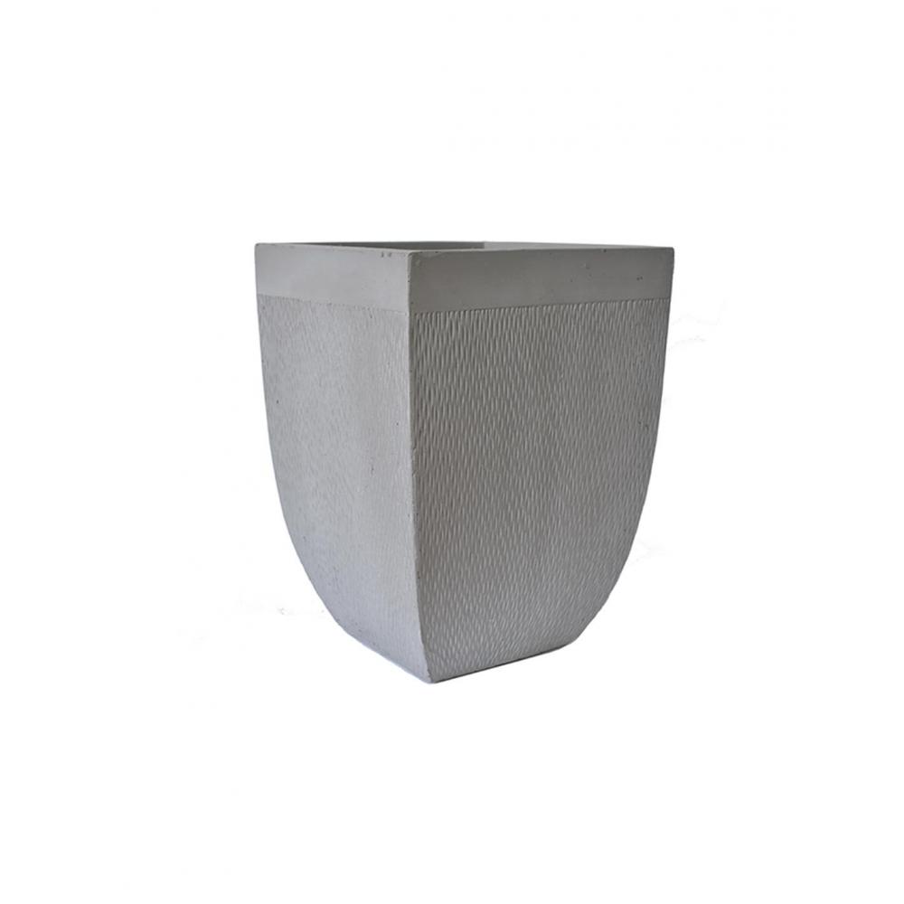 Γλάστρα fibreclay rain τετρ. γκρι χρ. 36Χ36Χ49 Plastona 00.03.34535