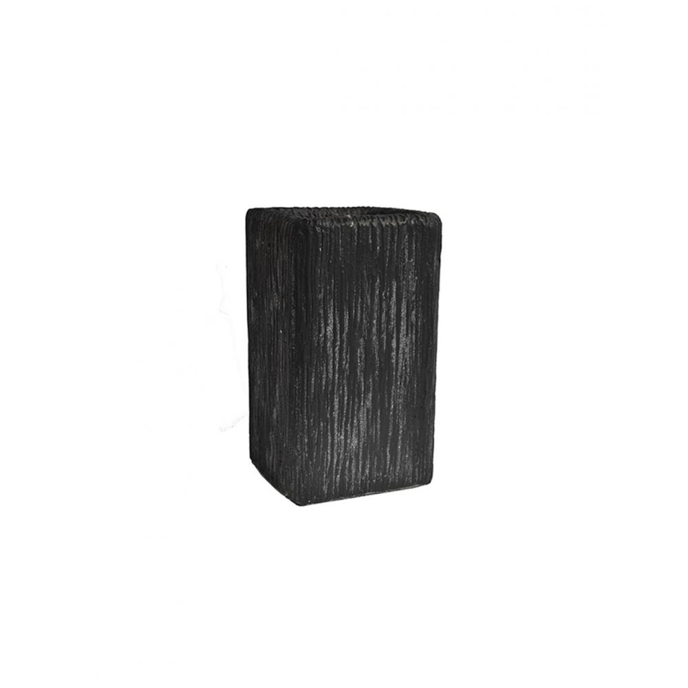Γλάστρα κεραμ.τετραγ.carve μαύρο χρ.19Χ19Χ33 Plastona 00.03.35587