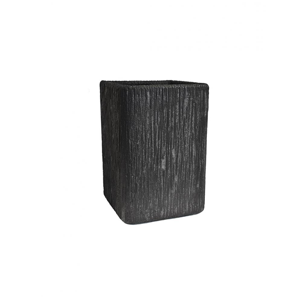 Γλάστρα κεραμ.τετραγ.carve μαύρο χρ.31Χ31Χ44 Plastona 00.03.35589