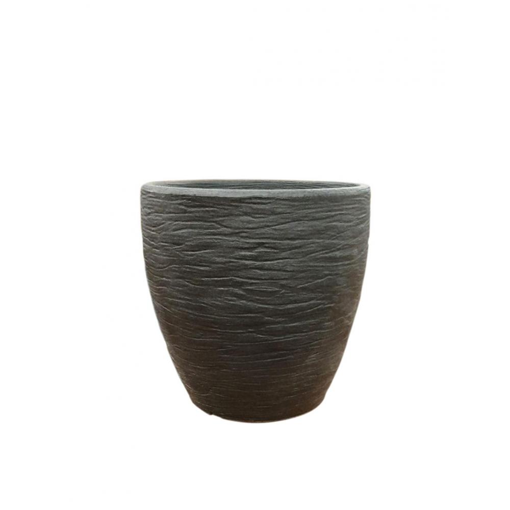 Γλάστρα NEMESIS ROCK ανθρακ.Φ40Χ40 Plastona 030.NEMESIS 40AN