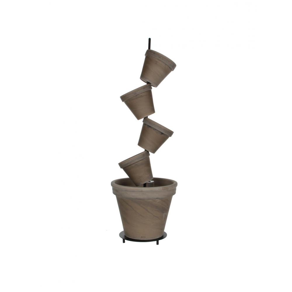 Γλάστρα tower με 5 κασπώ Plastona 02.242409