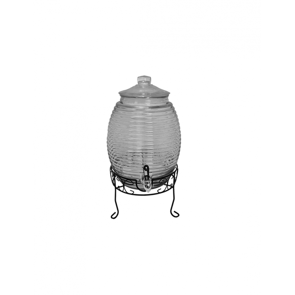 Γυάλα ριγέ με βρυσάκι σε βάση 13L Plastona 00.03.3260