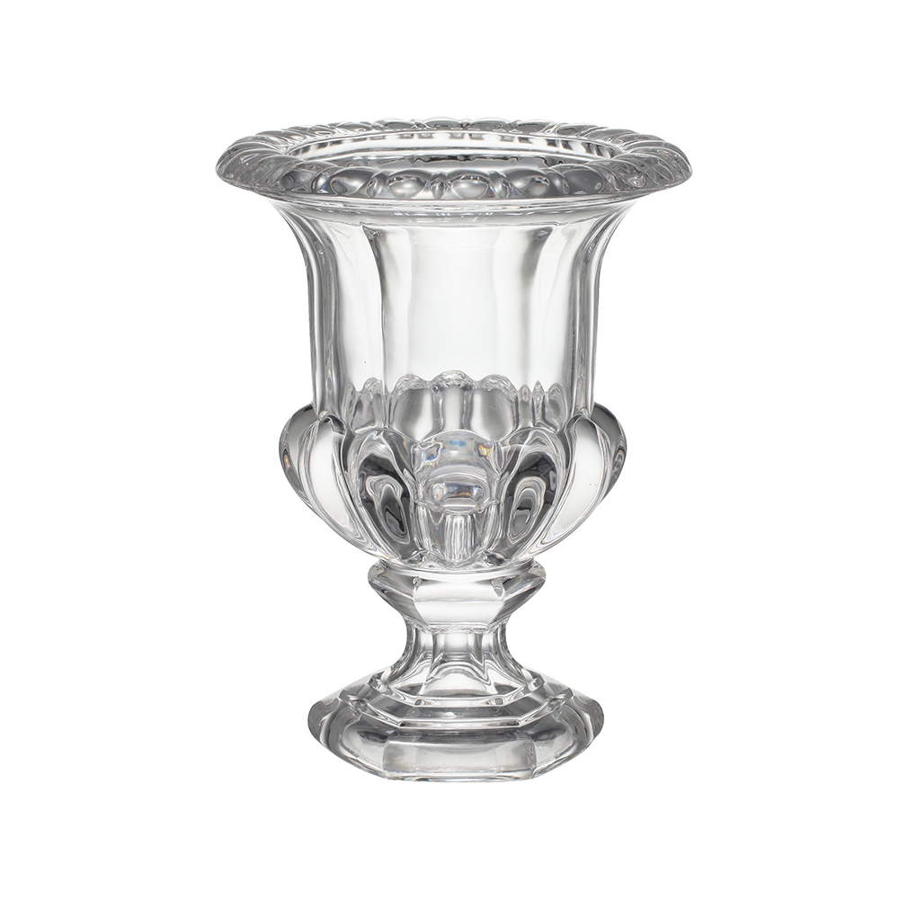 Artekko Urn Διακοσμητικό Βάζο Γυάλινο Διάφανο (20x20x26)cm Artekko HP75698