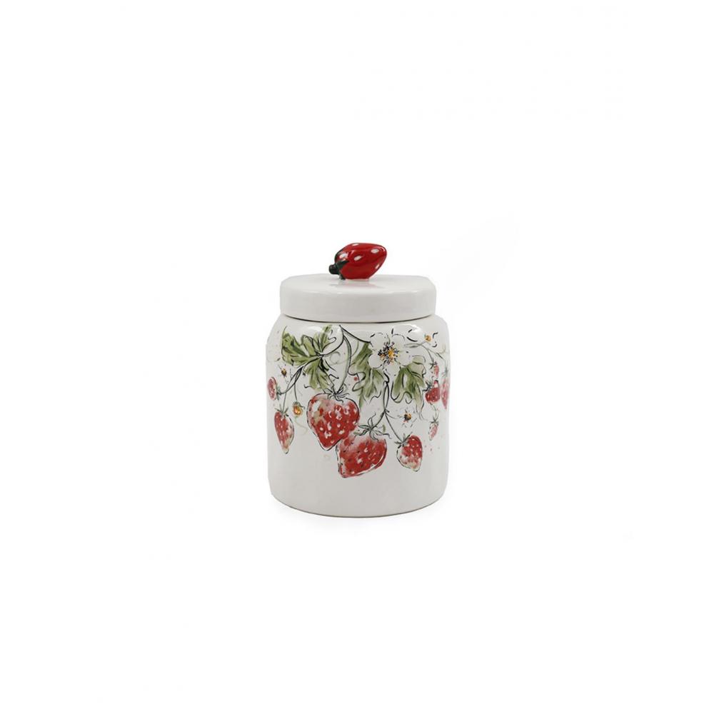 Jar κεραμικό με φράουλες 12X16cm Plastona 014.KG3784