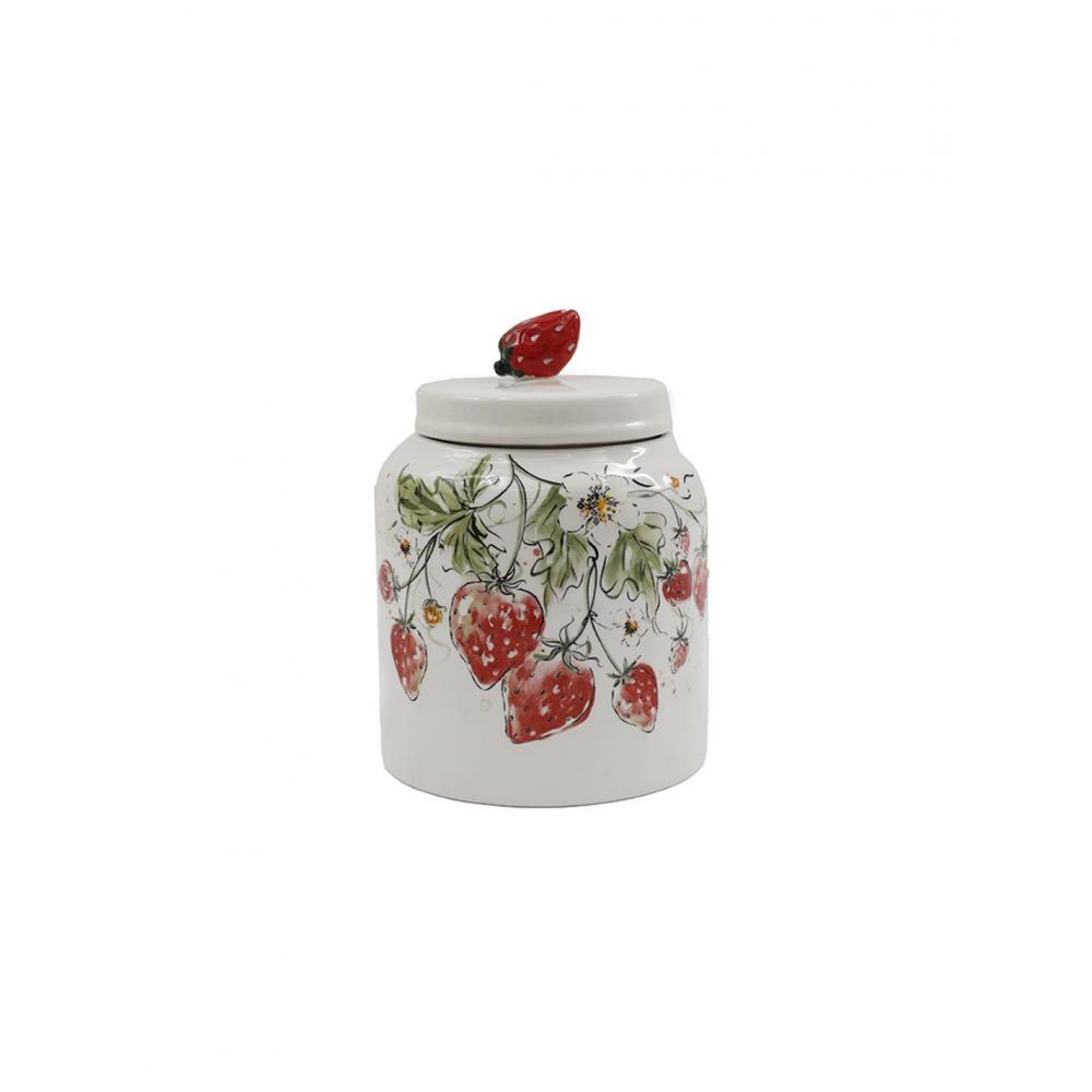 Jar κεραμικό με φράουλες 16X21,5cm Plastona 014.KG3785