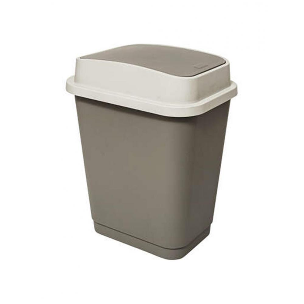 Κάδος απορριμάτων πλαστ. μπεζ 25L 28x38x47,5cm Plastona 07.202460