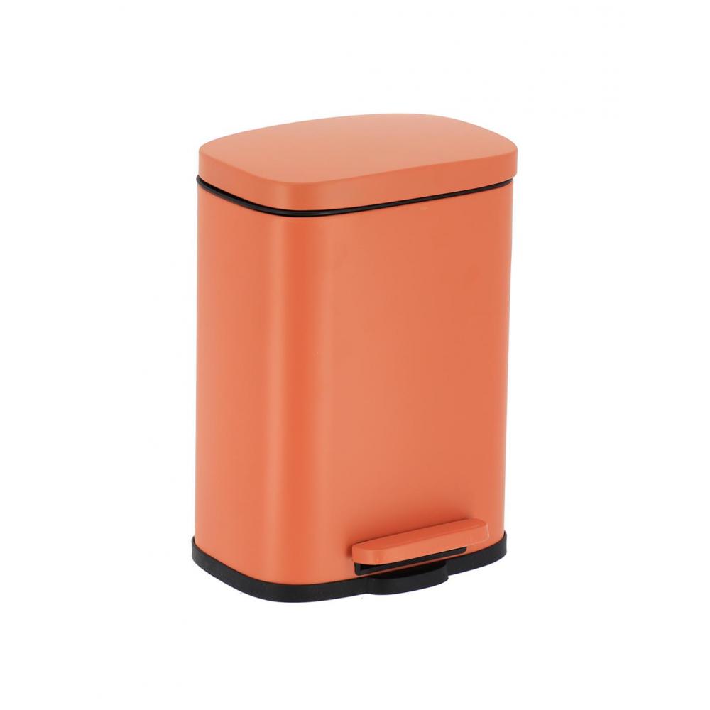 Κάδος απορριμάτων πορτοκαλί soft close 5L/21x18,5x29,5cm Plastona 06.6556124
