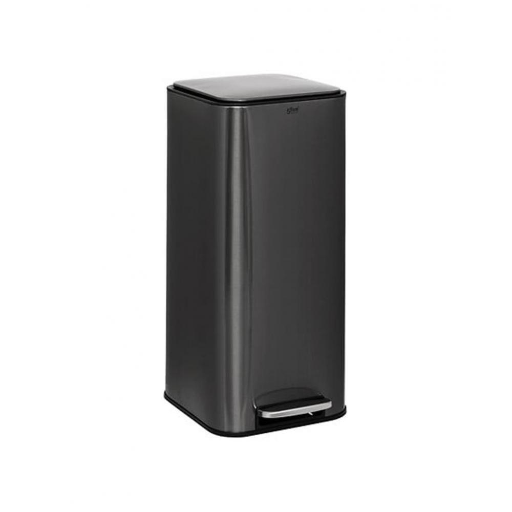 Κάδος απορριμμάτων γκρι μεταλ. 30l/35,5 x 29 x 63 cm Plastona 07.206702C