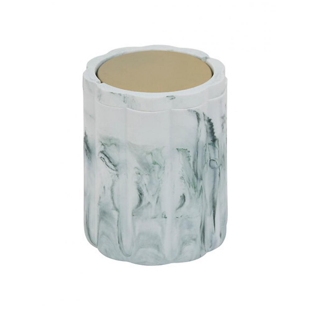 Κάδος μάρμαρο λευκό Φ12Η15,9cm Plastona 07.213327