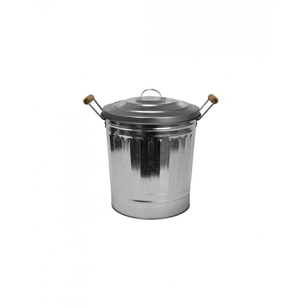 Κάδος απορ.γαλβ.με καπάκι 27Χ29 13lt Plastona 00.05.5947Α