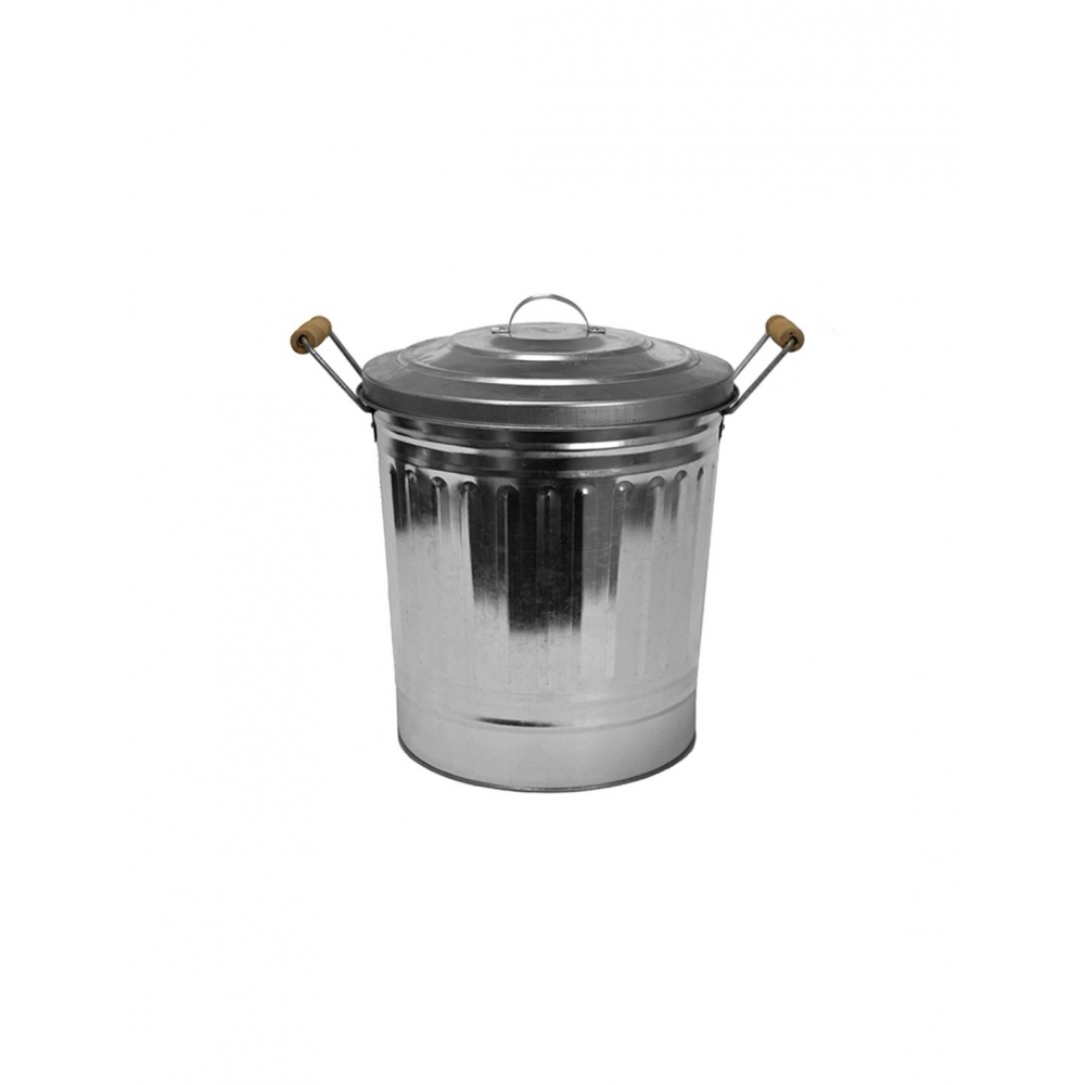 Κάδος απορ.γαλβ.με καπάκι 33Χ36 25lt Plastona 00.05.5947Β