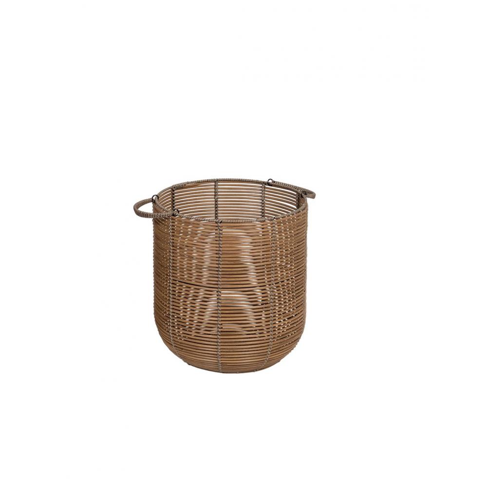 Καλάθι  εξ.χώρου ανακ.rattan φυσικό 30Χ31 Plastona 06.8421010403