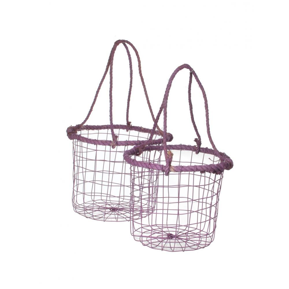 Καλάθι gart λιλά 34Χ27 Plastona 02.123296Α
