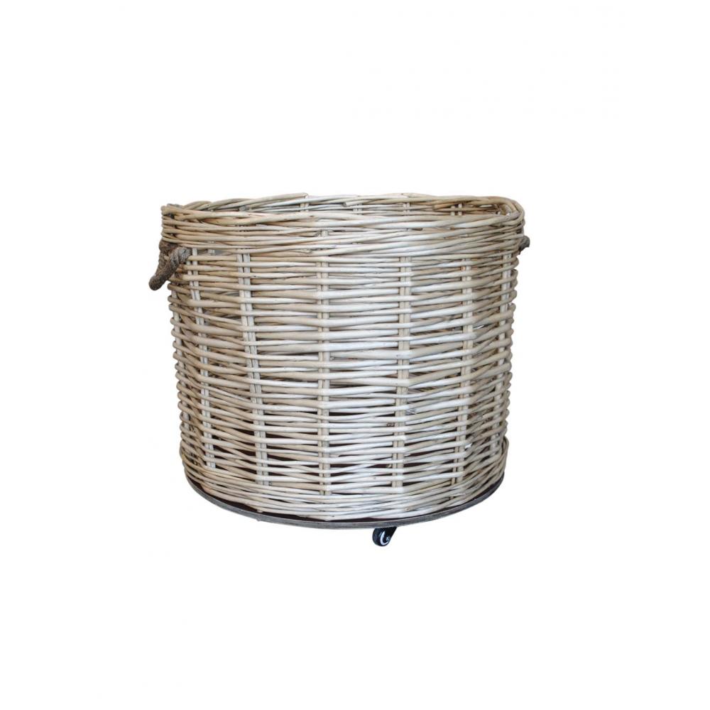 Καλάθι πισίνας Ιτιά γκρι με ρόδες Φ70Χ60 Plastona 00.06.69803