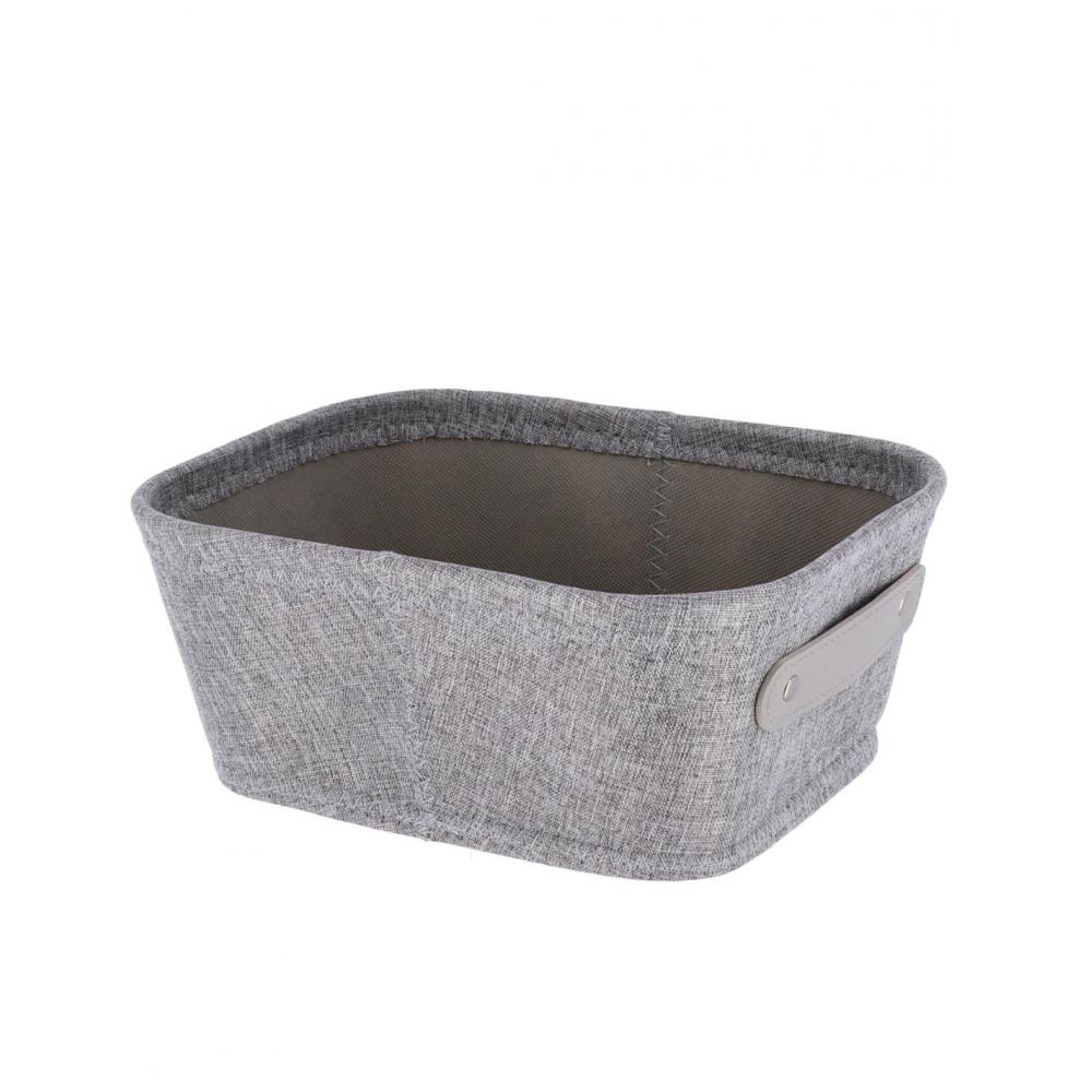 Καλάθι polyester γκρι 26Χ20,5Χ10,5 Plastona 06.10800180